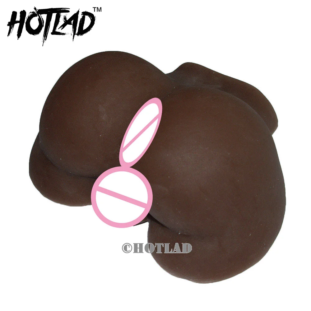 Полностью силиконовая большая задница с яичками и анальными отверстиями