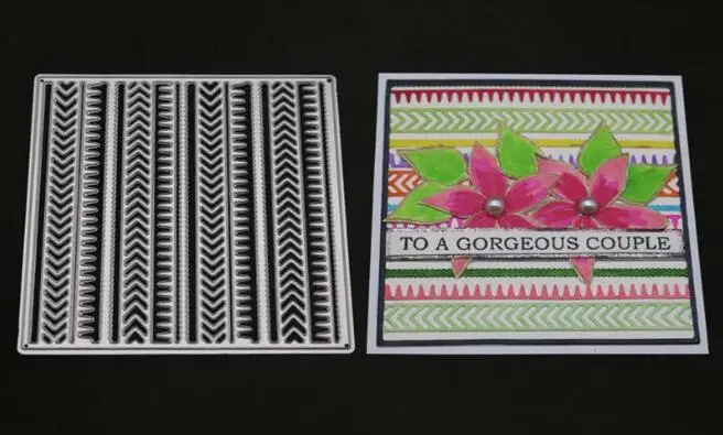 9x9cm YINISE 1645 конфеты посылка металлический трафарет для трафареты для скрапбукинга DIY открытки в альбом украшения тиснение Складная матрица сократить отрубов - Цвет: 9x9cm