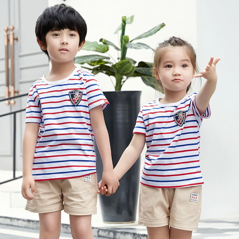 Одинаковые футболки размера плюс для всей семьи летние штаны мамы папы сыночка и