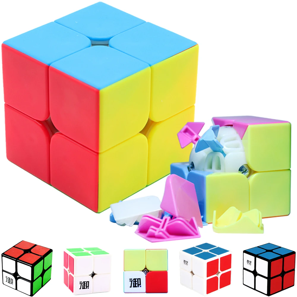 Скоростной Куб 5 см антистрессовые кубики MoYu QiYi YongJun 2*2*2 на 2x2x2 для детей