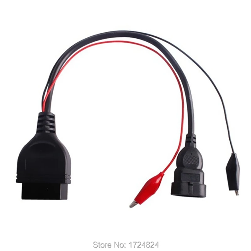 For Fiat 3 Pin OBD To OBD2 16 Connector Alfa Lancia Car Fault Code Diagnostic Adpter Converter Cable | Автомобили и мотоциклы