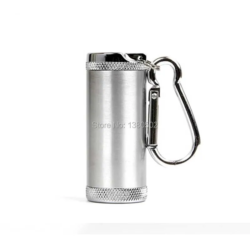 New Listing Top Grade Silver Color Pocket Portable Smokeless Windproof Ashtray With Carabiner For Outdoor | Дом и сад