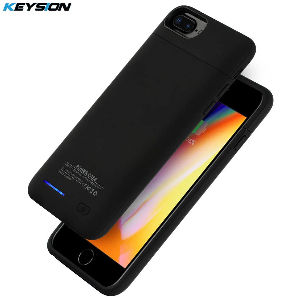 KEYSION портативный зарядный чехол для iphone 8 7 6 6s Plus 3000/4200mAh аккумулятор зарядное