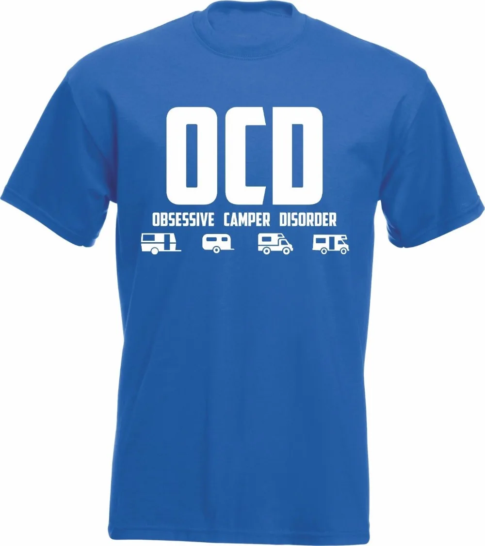 Хлопковые футболки OCD футболка с изображением акушерства фургон камперван