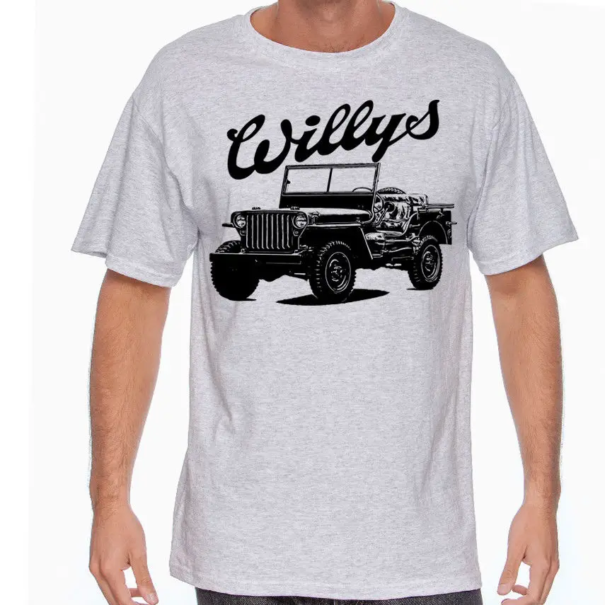 Jeep Mb Willys мягкая футболка в стиле милитари много цветов бесплатная доставка