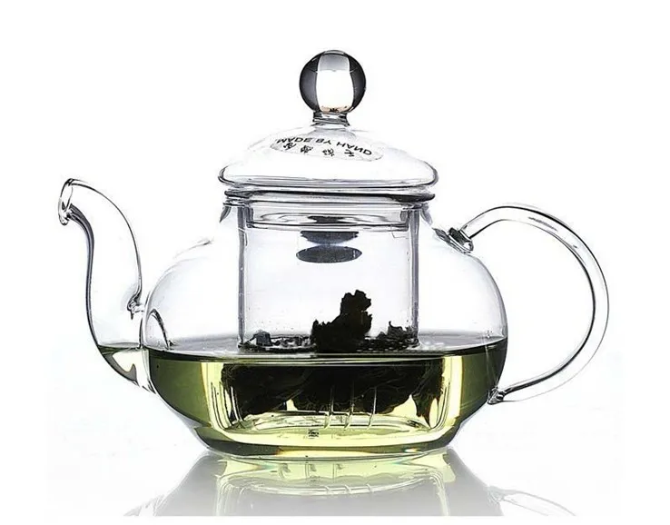 Glass classic teapot
