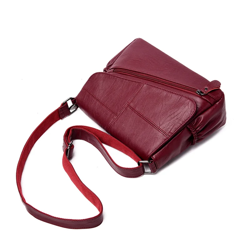 Dincar Роскошные Сумки Для женщин дизайнер лоскутное ПУ lerther Женский плеча Crossbody