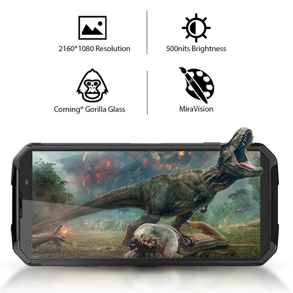 Blackview BV9500 IP68 смартфон Водонепроницаемый 5 7 дюймов 18:9 MT6763T Octa Core 4 ГБ + 64 двойной 16.0MP