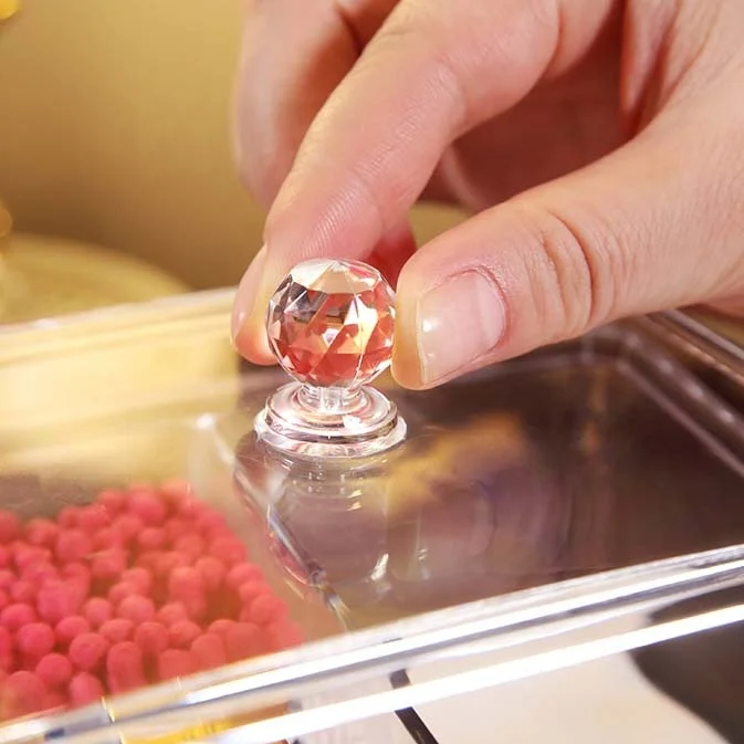 Cotton swab lipstick cotton pad acrylic storage box makeup organizer | Дом и сад