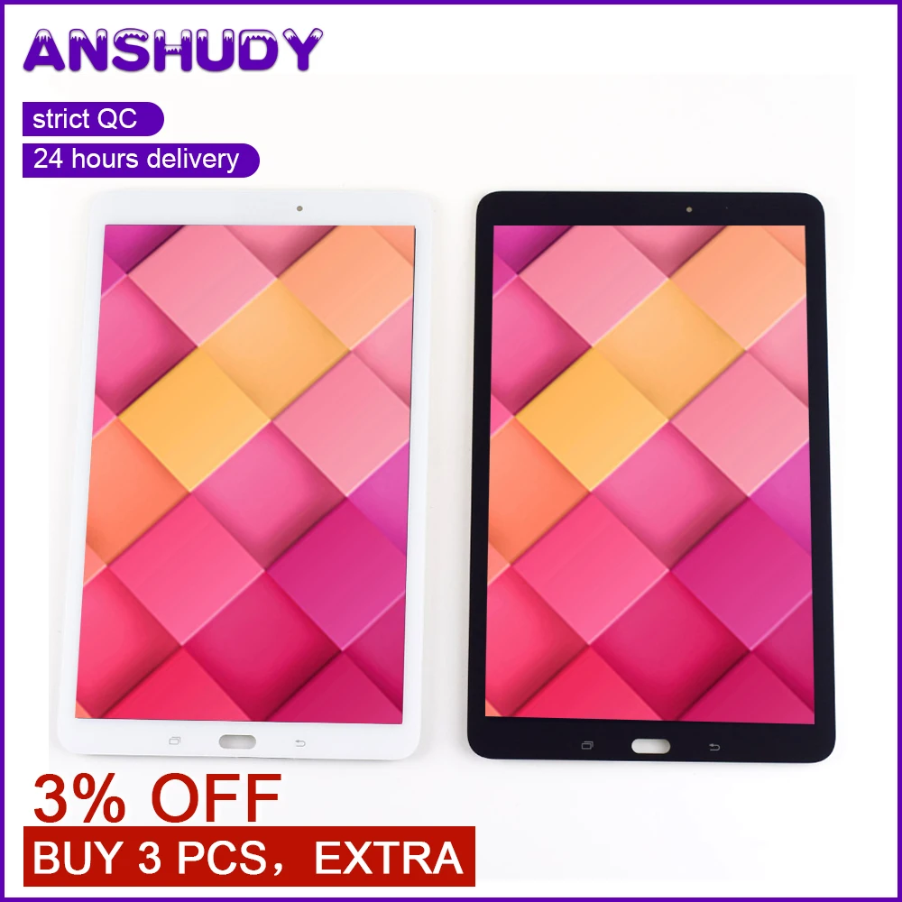 Для Samsung Galaxy Tab E 9 6 SM T560 T561 сенсорный экран дигитайзер Сенсорное стекло + ЖК дисплей