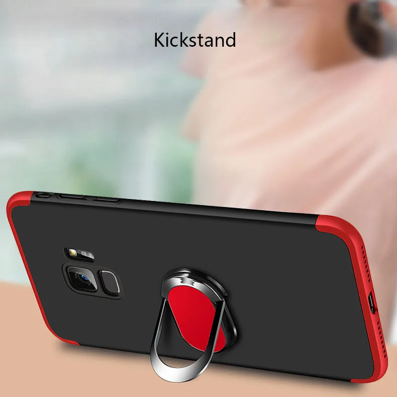 Toraise For Samsung Galaxy S9 Plus Case Car Holder Frosted for S8 S7 edge Phone Cover Note 9 8 A8 | Мобильные телефоны и