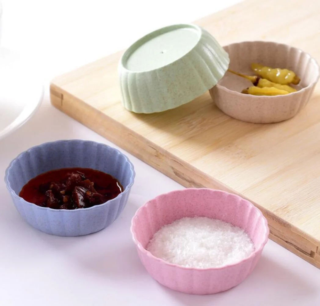 6 шт. домашняя кухня пшеничная соломенная приправа блюдо креативное пластиковое