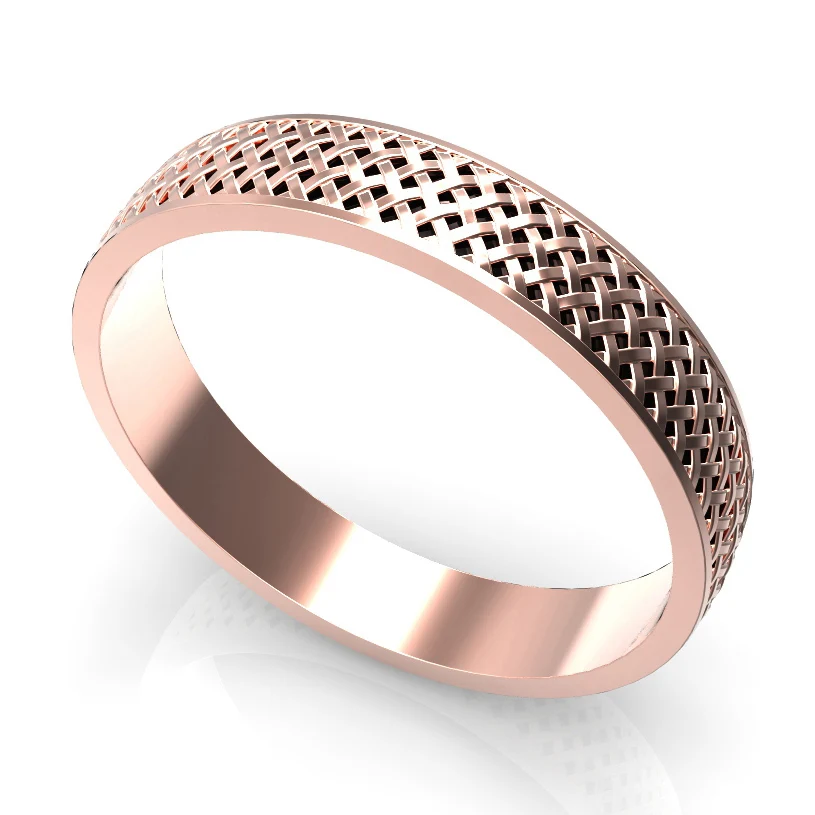 Rose Gold Color Кремо винтажные кольца для женщин Сменные вязаные заполненные кольца комбинация из нержавеющей стали вязанное кольцо - Цвет основного камня: Rose Gold Color