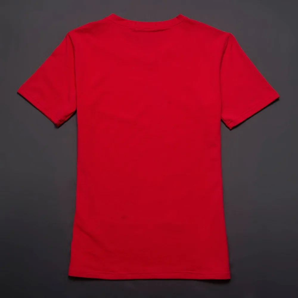 short sleeve Red casual design cotton t-shirt v-neck men and women One Piece Zero Boa Hancock/Hankokku with Snake Anime Action | Женская