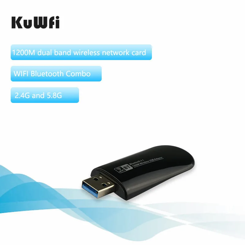 Двухдиапазонная беспроводная сетевая карта 1200 Мбит/с 2 4 ГГц 5 8 Wifi Bluetooth
