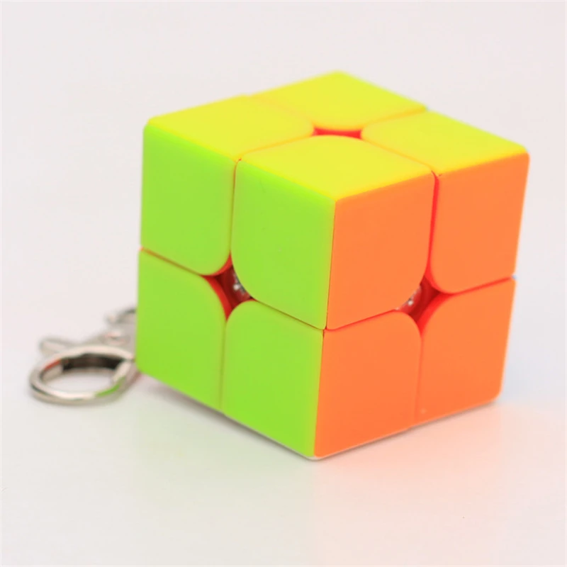 Zcube брелок мини 2x2 3x3 триэдр цилиндр магический куб креативный подвесные