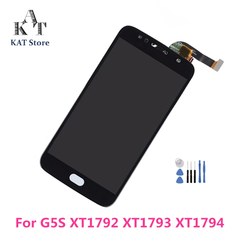 ЖК дисплей с сенсорным экраном 5 2 дюйма для Motorola Moto G5S XT1792 XT1793 XT1794|Экраны мобильных