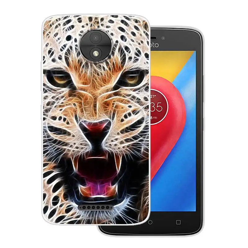 Чехол для Motorola Moto C мягкая задняя крышка из ТПУ чехол телефона Lenovo 4G XT1750 XT1754 XT1755