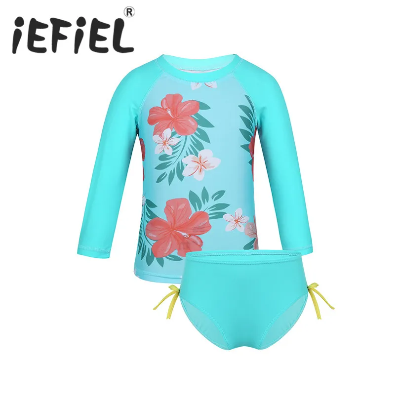 Для маленьких детей обувь для девочек малышей танкини одежда с длинным рукавом