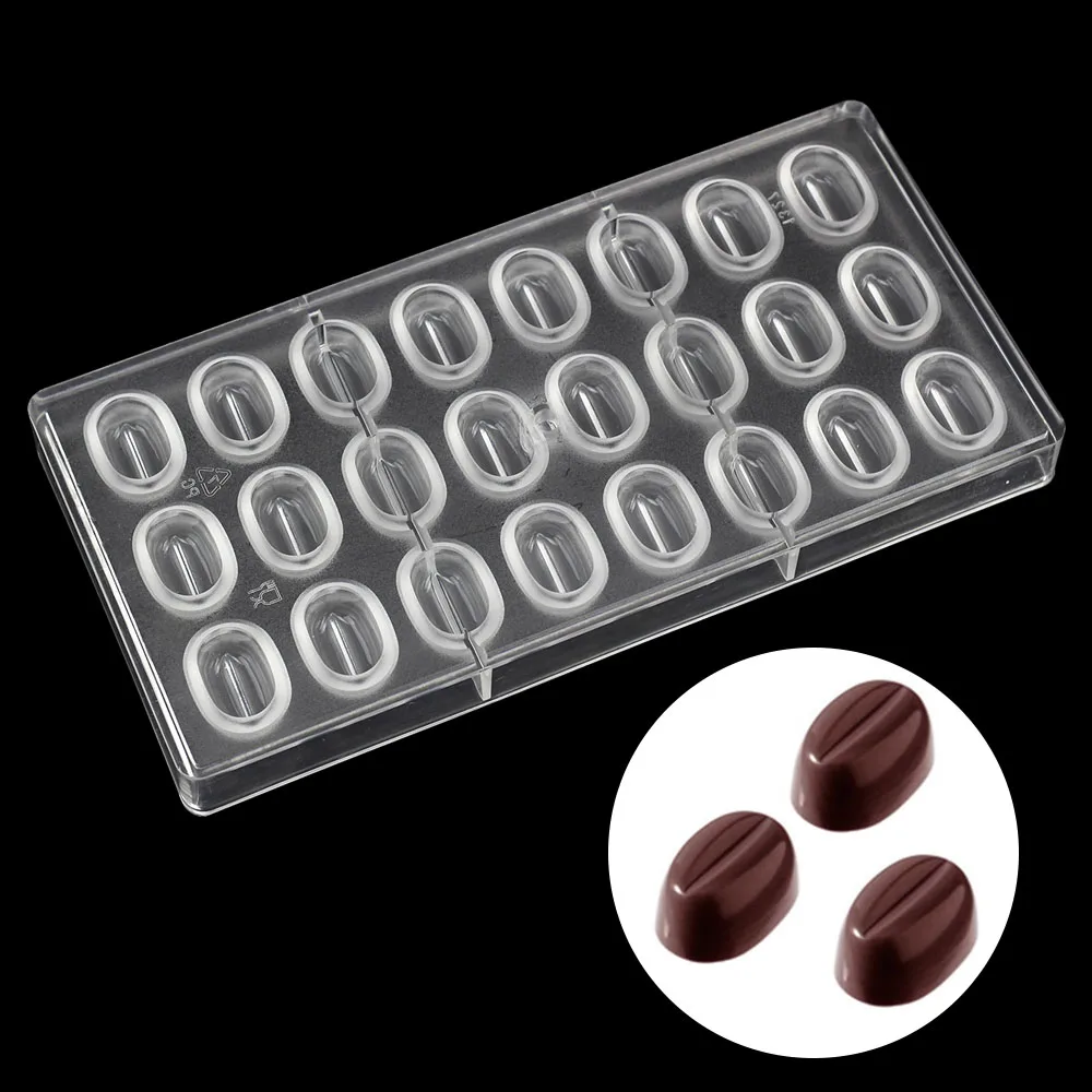 Moldes de chocolate de policarbonato, herramientas de confiter&iacute;a molud para hacer dulces, decoraci&oacute;n de pasteles, DIY-0