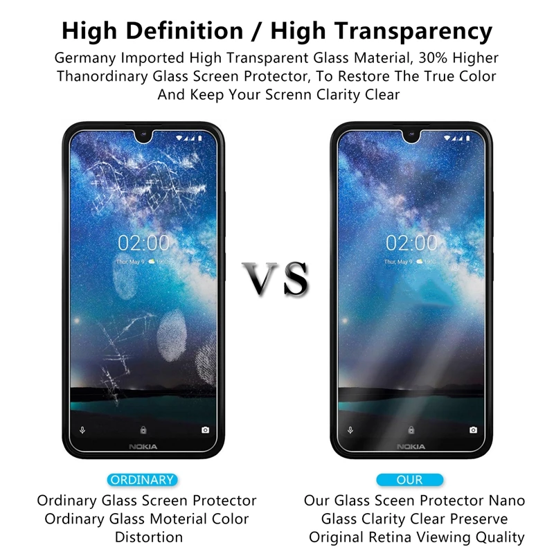 screen protector for nokia 2 2 glass hardness protective tempered glass for nokia 2 2 phone glass for nokia 6 2 7 2 4 2 2 3 5 3 free global shipping