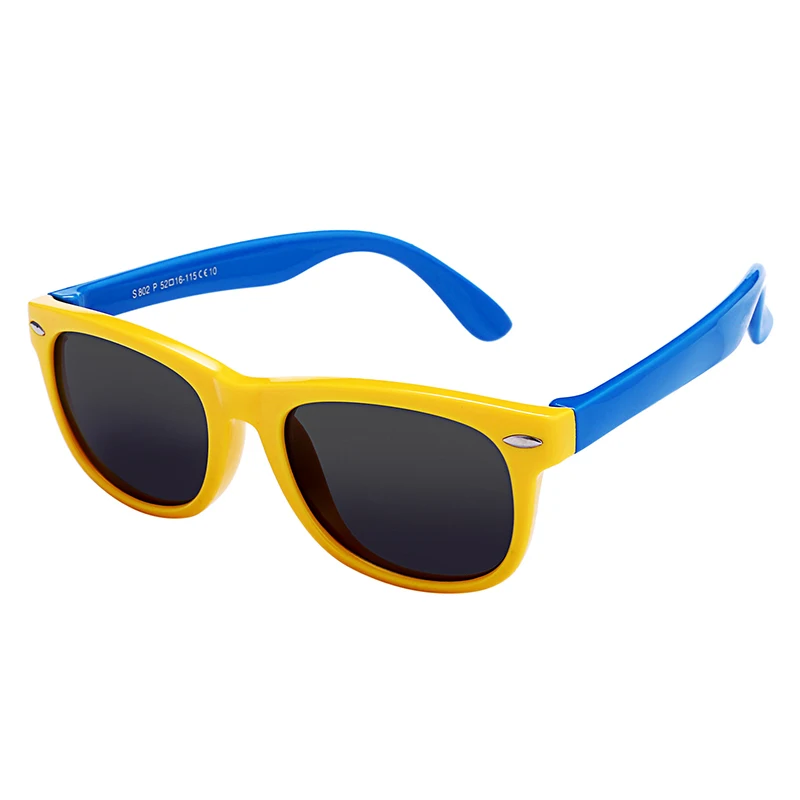 Fashion Silicone Polarized Children's Sunglasses Luxury Brand designer Sun glasses Coating Points Frame Eyewear Oculos gafas de |