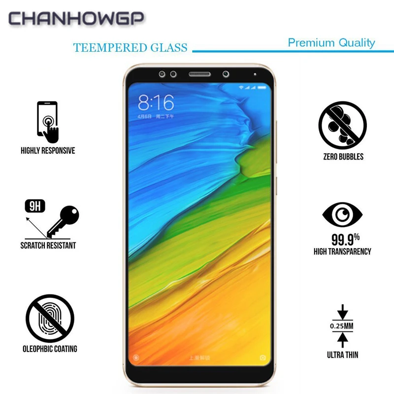 Закаленное стекло для Xiaomi Mi A1 A2 Redmi 4X 5 Plus S2 Note 4 5A Pro Prime Global защита экрана полная