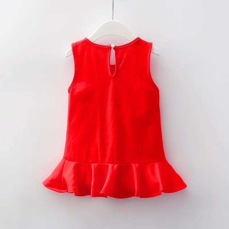 Floral Baby Girl Dress 2019 Summer Beach Party Girls Sleeveless Clothes Flower Princess Dresses for | Детская одежда и обувь