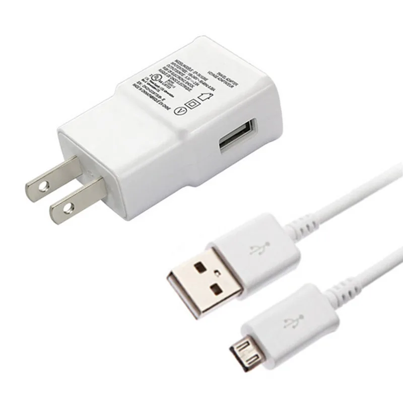 US Charger and Cable Для Redmi 7 7A 6A Honor 8X 7X 8A 8S 8C настенное USB быстрое зарядное устройство+ Micro USB кабель для передачи данных зарядное устройство для телефона samsung A10 A2 Core J4 A6 - Тип штекера: US Charger and Cable