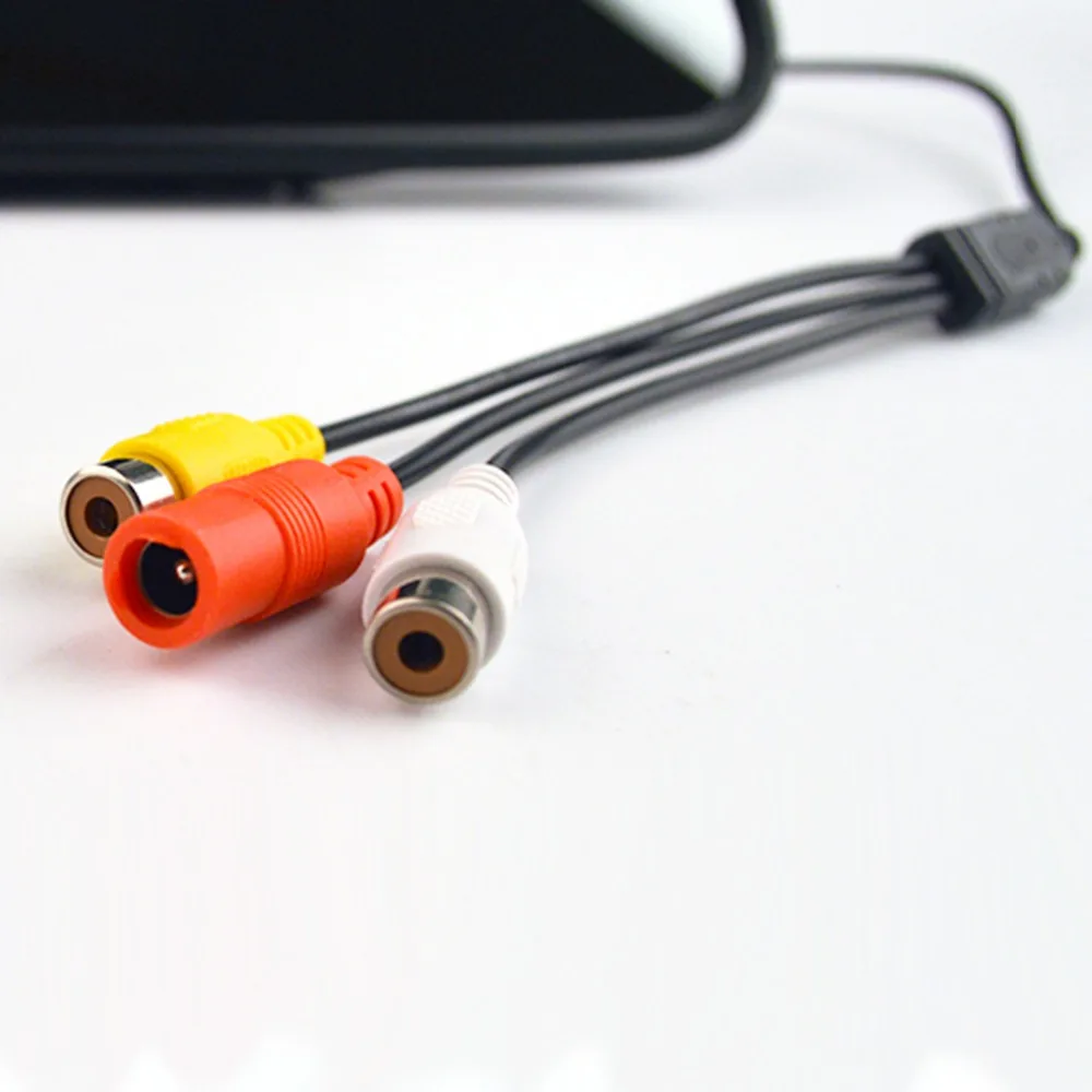 Автомобильный монитор зеркала заднего вида HD видео автопарковки TFT LCD экран 4 3