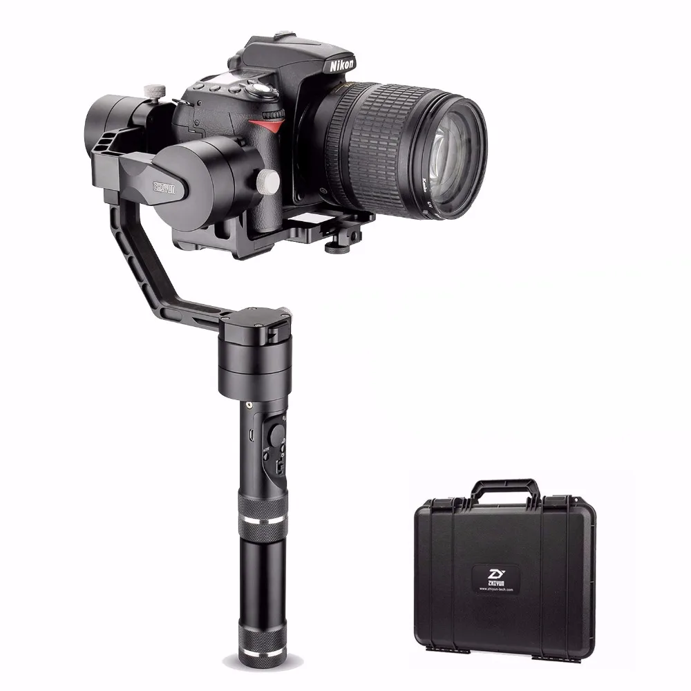 

Ручной Стабилизатор Zhiyun Tech Crane V2, 3-осевой шарнирный стабилизатор Bluetooth Для беззеркальных камер ILC, Жесткий Чехол в комплекте