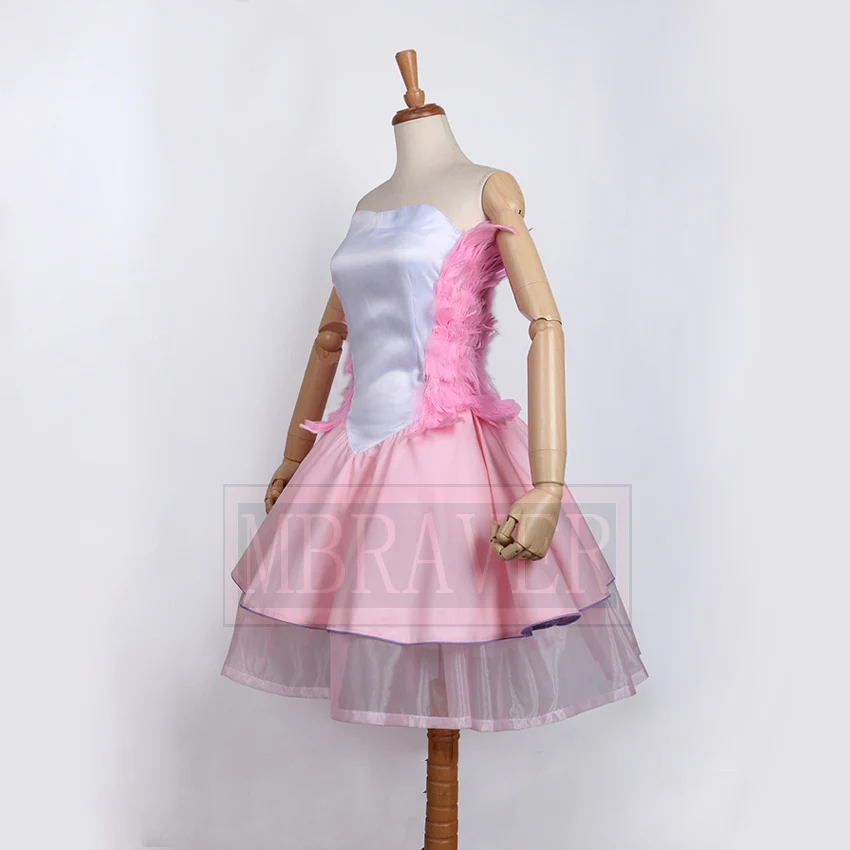 Костюм для косплея с розовыми перьями Guilty Crown Yuzuriha Inori EGOIST|cosplay costume|guilty crownpink costume |