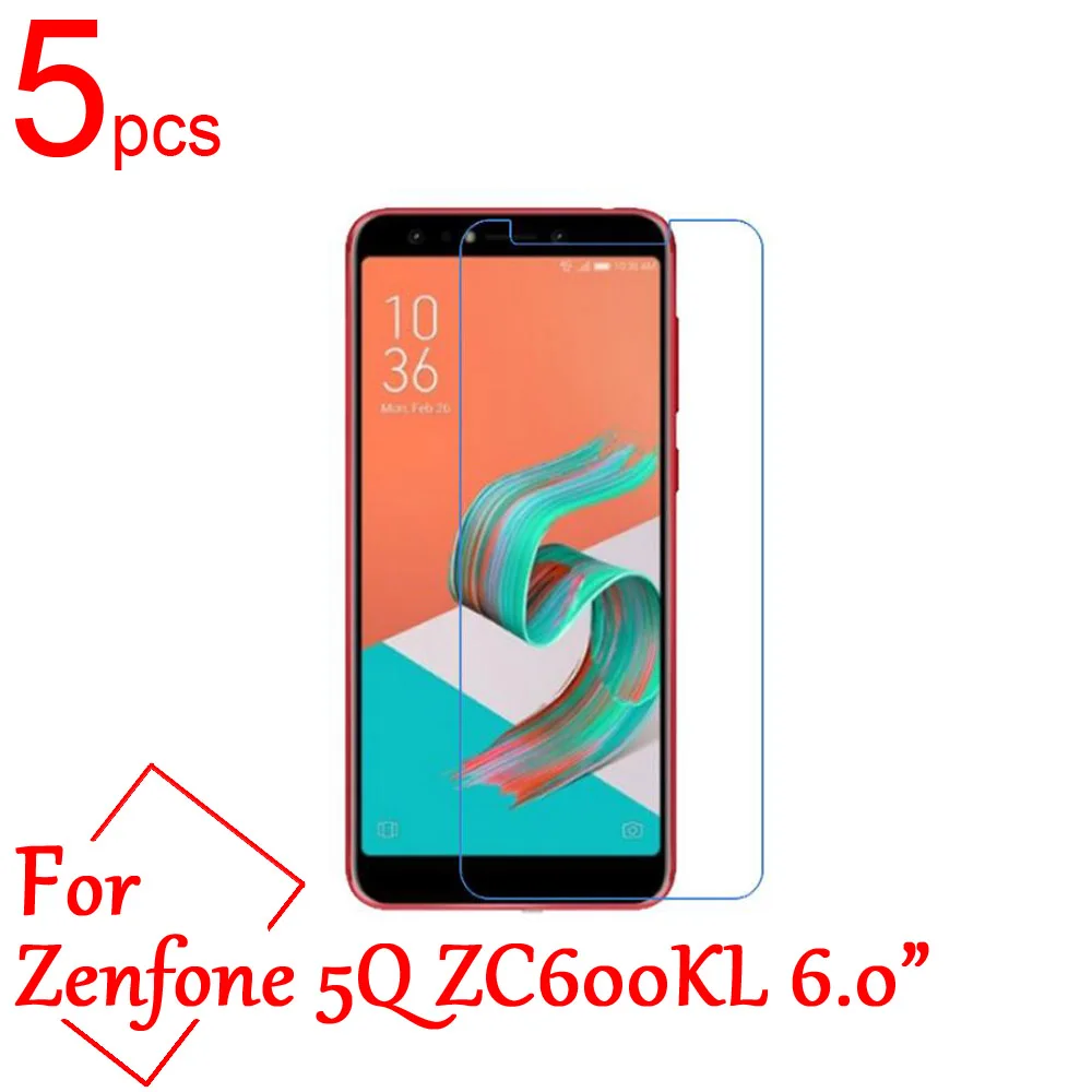 5 шт. Ультрапрозрачная/матовая/нано защитная пленка для ЖК экрана Asus Zenfone 5Q 5Z ZC600KL