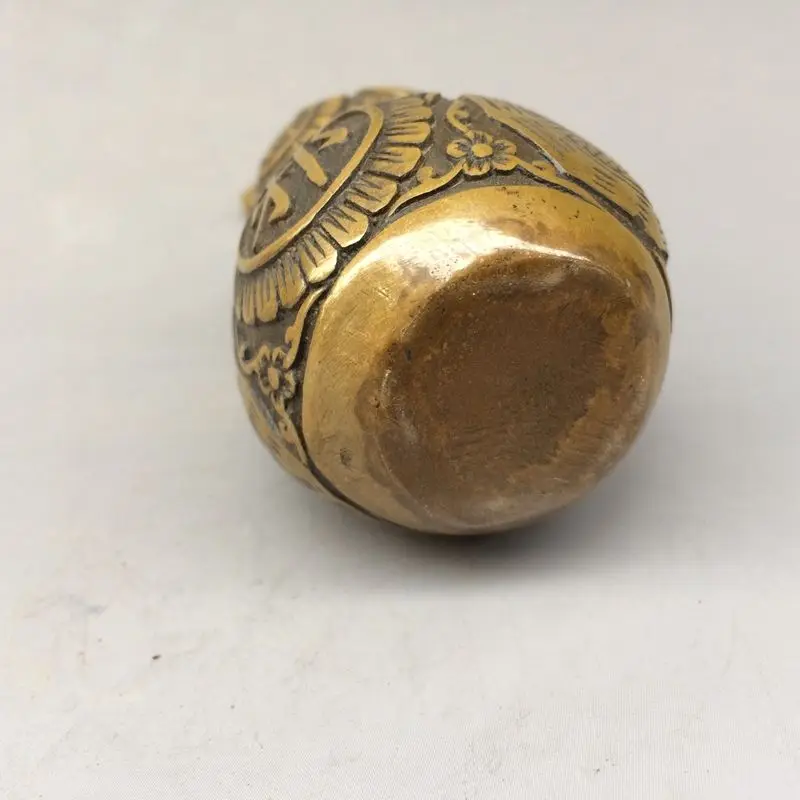 Китайская Серебряная ручная скульптура головы Будды в тибетском стиле|sculpture