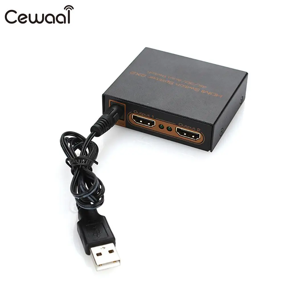 Home HDMI Switcher Universal 1.4 Splitter Adapter 2 Output Selector |