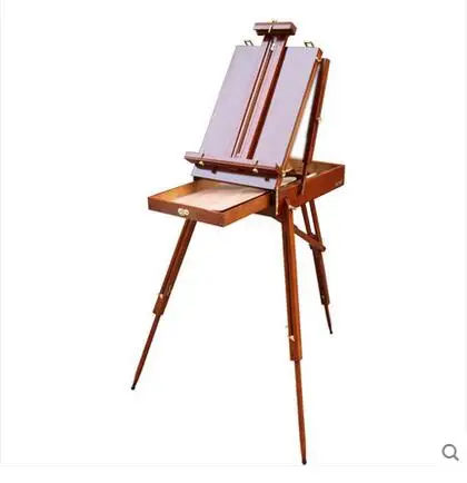 Красная деревянная итальянская портативная художественная картина масляная