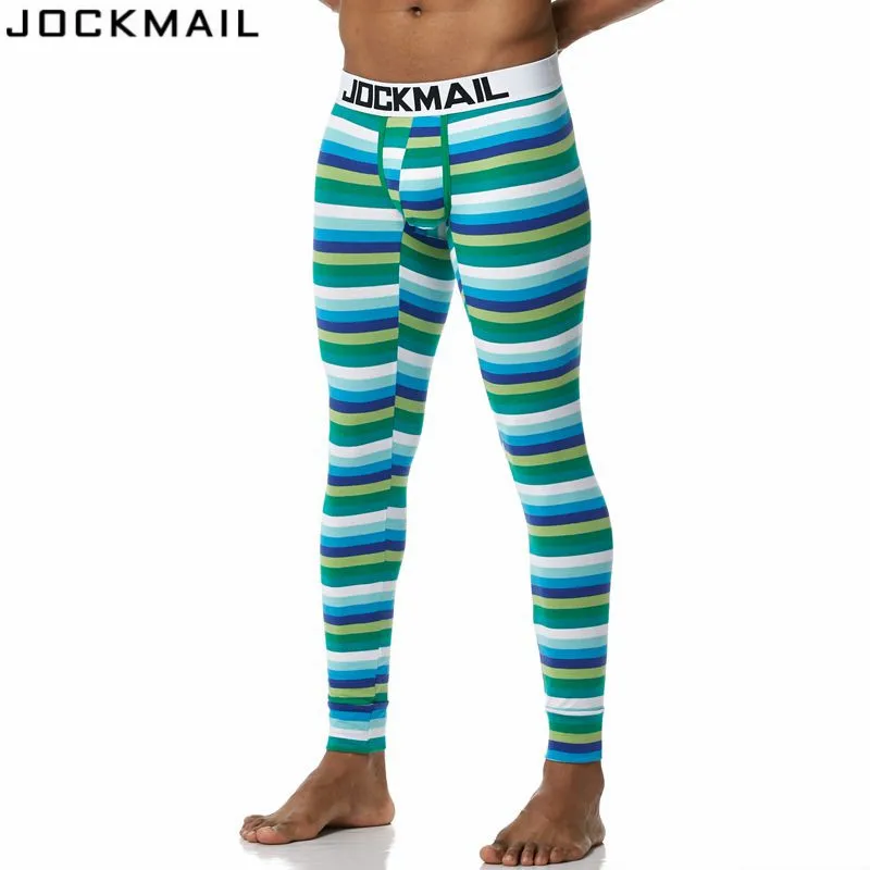 Кальсоны JOCKMAIL мужские фирменные хлопковые легинсы с принтом термобелье cueca для