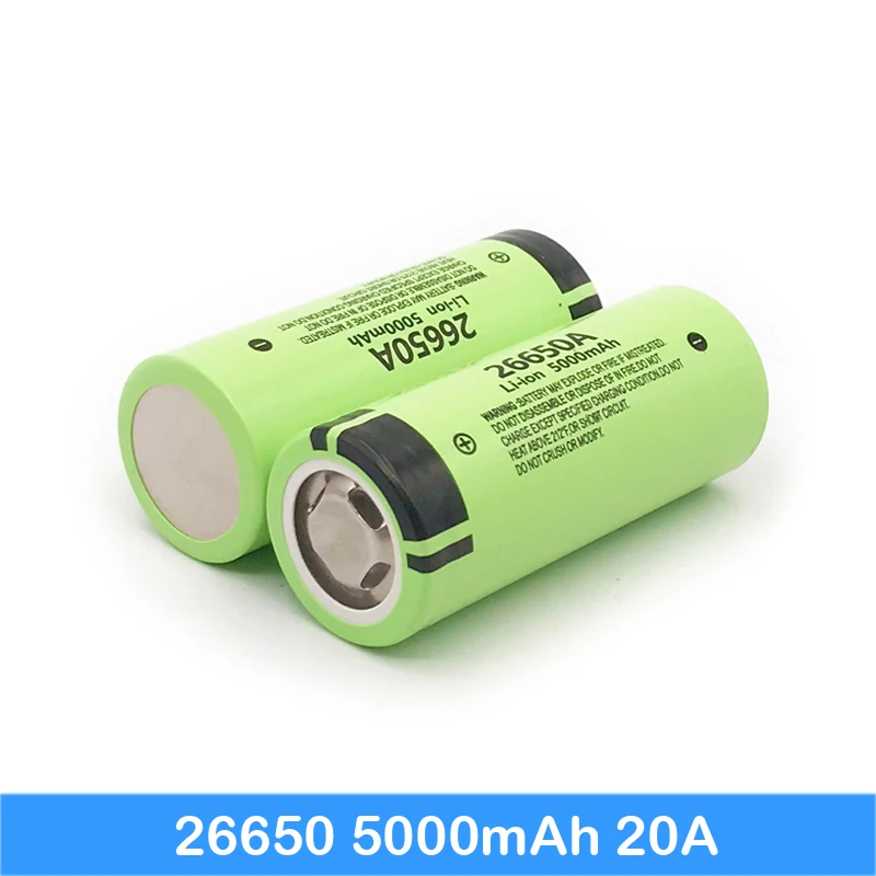 Аккумулятор 50A 26650 5000 мАч li ion 3 7 v аккумуляторная батарея для фонарика 20A новая