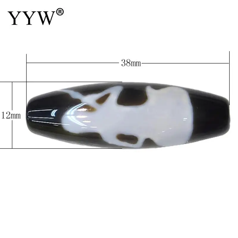 

1pcs Tibetan Beads Natural Tibetan Agatas Dzi Beads Oval Pipa Kuanyin Charms Ji Beads for Jewelry DIY Making Pray Lucky Beads