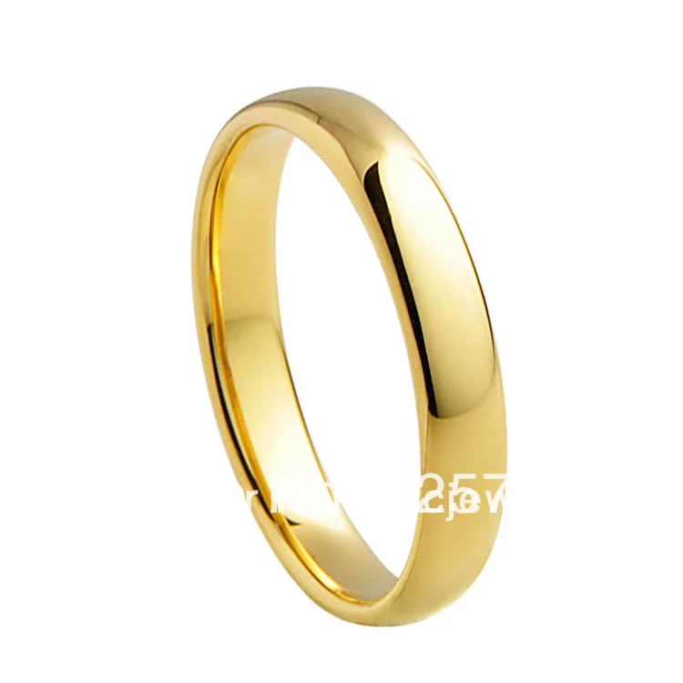 Женское полированное свадебное кольцо выпуклое вольфрамовое/TURI0001GL/резное