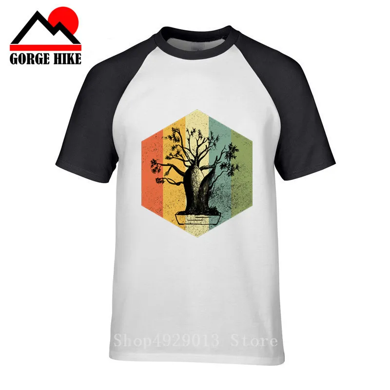 Новые винтажные летние футболки с рукавами Jujitsu Homme футболка Miyagi Do Bonsai Tree Karate