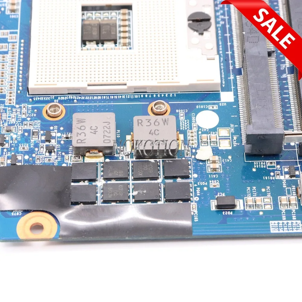 NOKOTION 605320-001 615307-001 материнская плата для ноутбука HP DV7 DV7-4000 серии INTEL HM55 HD 5650 DDR3