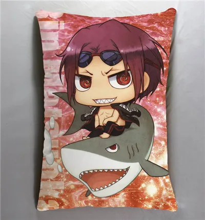 Зеленый Аниме Манга бесплатно! IWatobi swim Club 40x60 см, наволочка, чехол для подушки, постельные принадлежности, чехол для подушки - Цвет: Зеленый