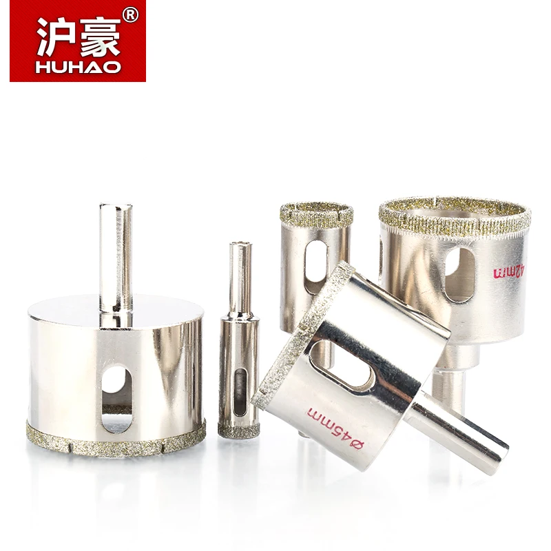 

HUHAO 1pc Marble Hole Maker Thick Diamond Powder Coating Drill Bit Jade Prayer Beads Rounding Tool Multi-function Sharp Drilling