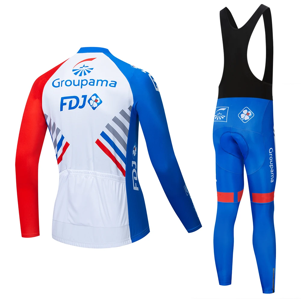 Новинка 2019 FDJ высококачественный костюм Джерси для езды на велосипеде одежда