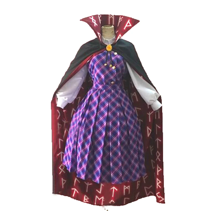 Фото Проект Touhou городская легенда в Лимбо усами сумиреко Косплей Костюм с шляпой Униформа Хэллоуин Рождество Аниме игра №2