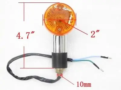 Янтарный сигнал поворота для Harley Cruiser Кафе Racer Chooper XL FL Bobber 883|signal lens|bulletsignal combiner |