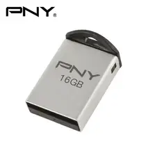 PNY флешка USB 2.0 Mini USB Флэш-Накопитель Micro M2 Атташе Удобный Без Крышки 16 ГБ USB Stick Металлический Корпус USB2.0 Памяти водитель