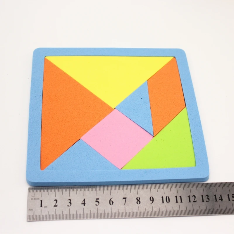 2 шт./компл. новые детские Танграм для умственного развития мягкий материал
