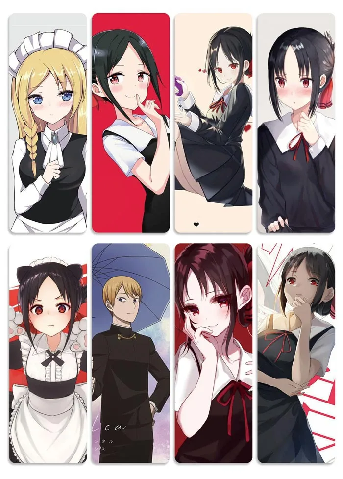 Новинка 36 шт./компл. аниме Kaguya-sama: Love Is War Paper Закладка для книг держатель сообщений